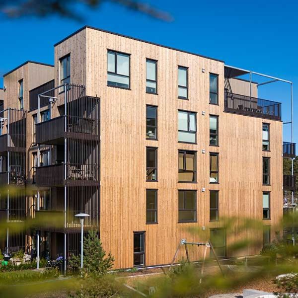 Thermowood Thermally Modified Wood Architect: TAG Arkitekter Building: Apartment building in Norway Photographer: Veronika Stuksrud